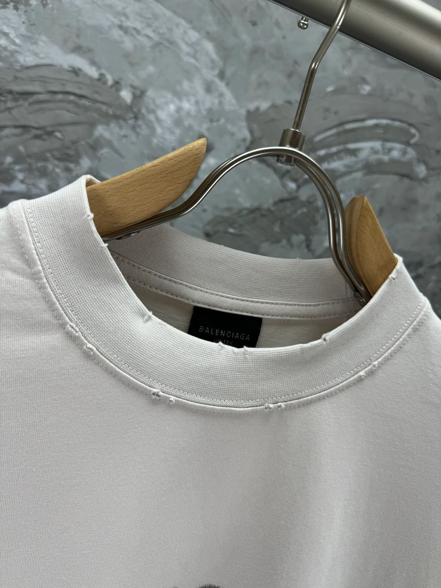 BALENCI*GA logo . 280g ， . .os Same Style -Color：Black White -SIZE：XS S M L 8605#